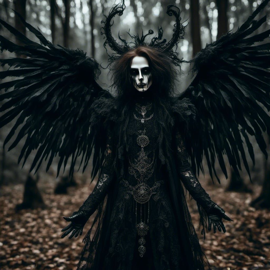 Gothic Glam Angel Demon Hybrid
