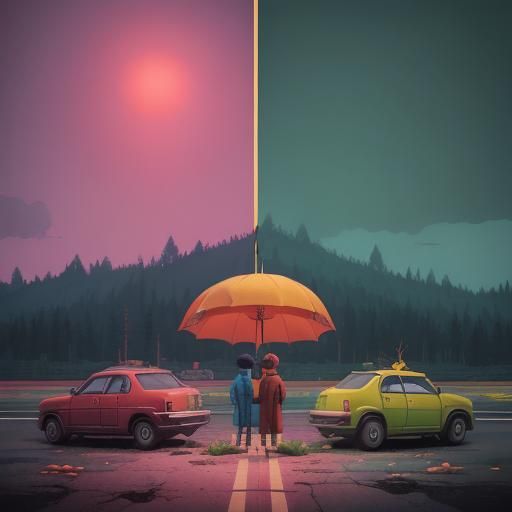 Kaido in Retro Science Fiction Style