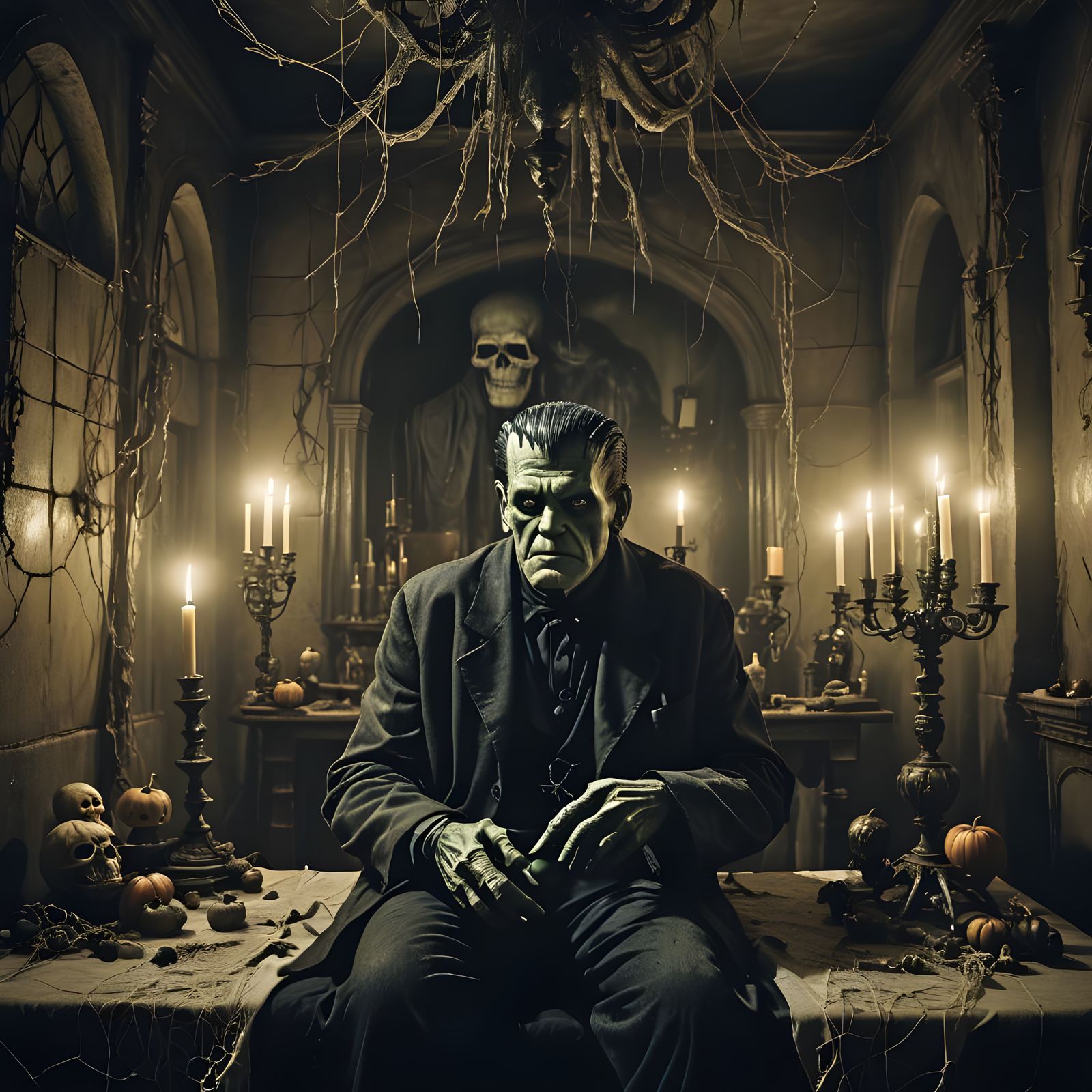 Frankenstein House After Halloween