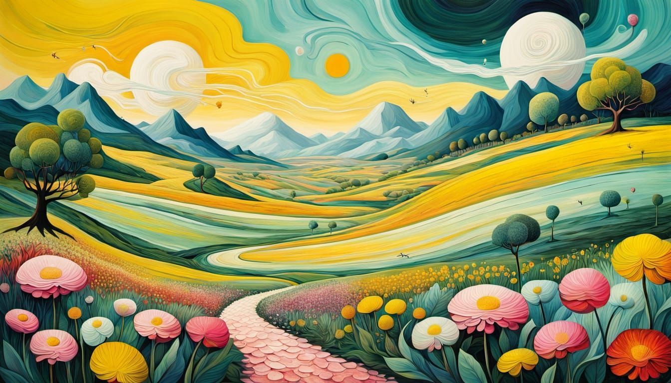 So familiar and yet so alien: Spring on a planet far far away