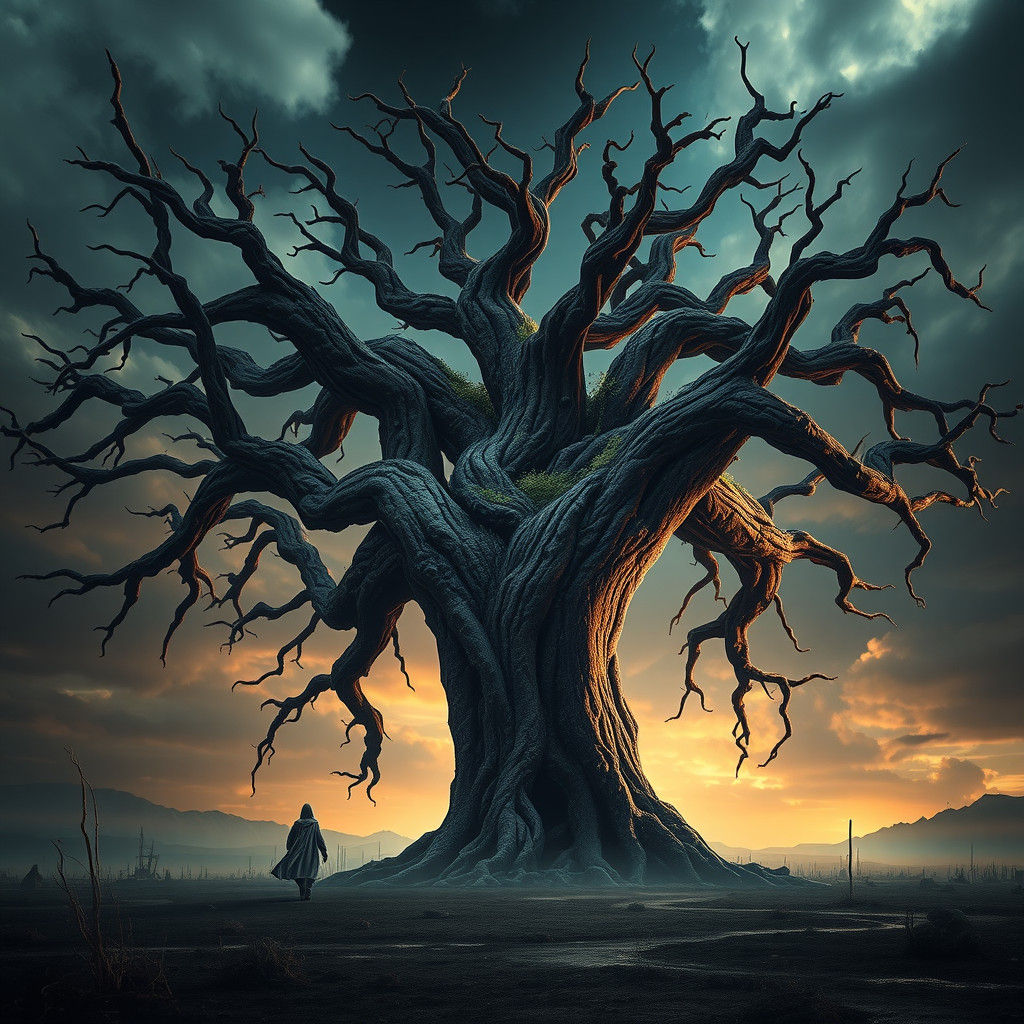 A Dystopian World's Last Hope: A Tree's Desperate Cry for Re...