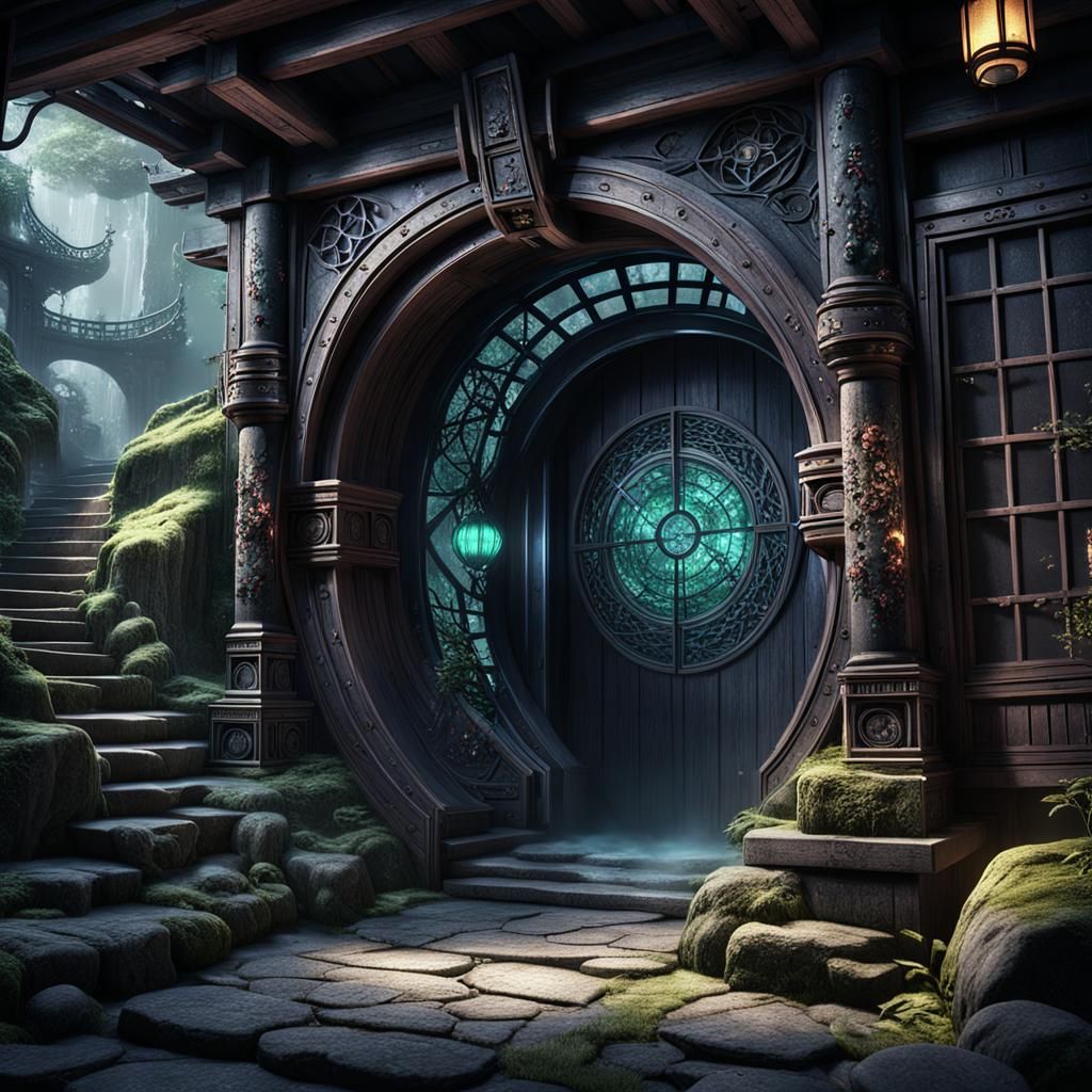 Magical Japanese Portal to Dark Fantasy Universe