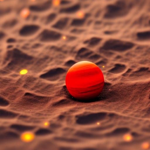 Striking Red Planet in Sharp Focus