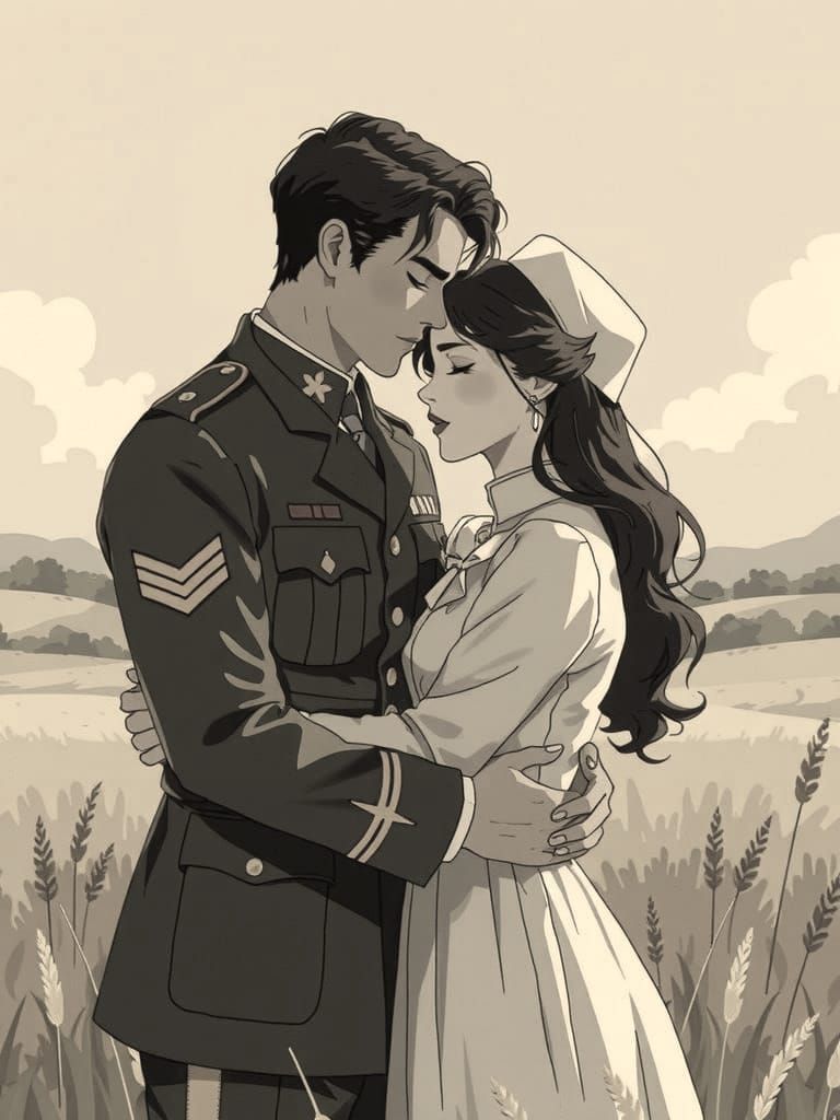 Tragic WWI Love: Frederic Henry and Catherine Barkley in Man...