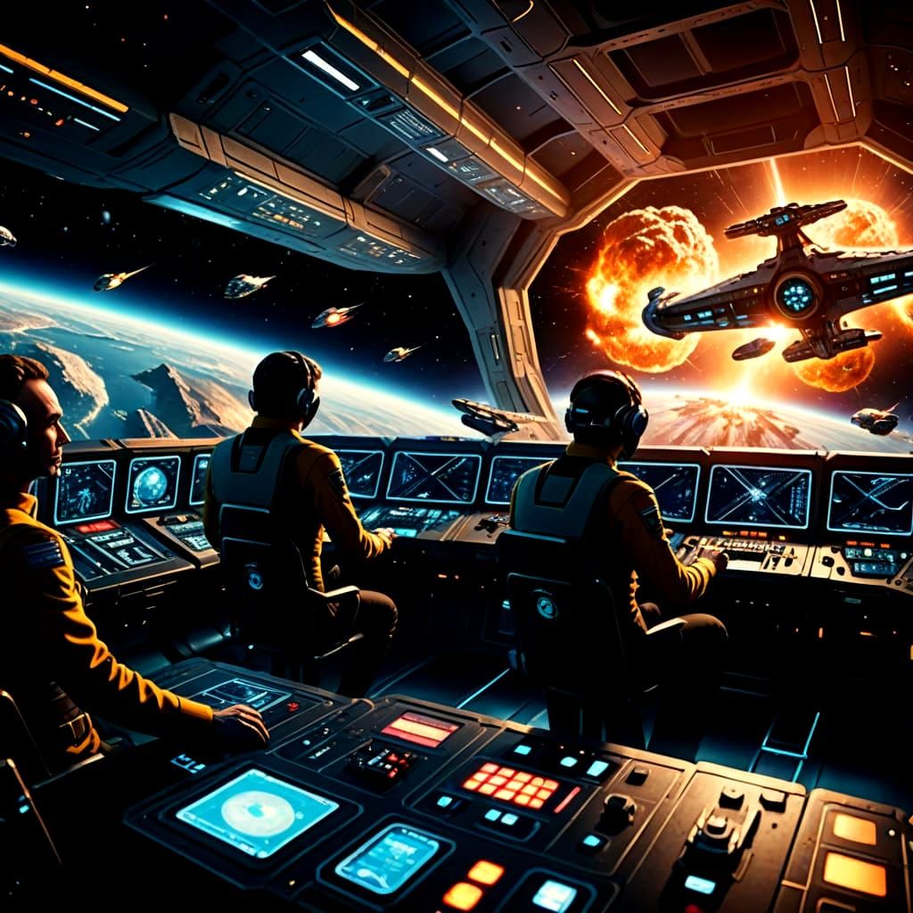 Space Odyssey on a Futuristic Starship