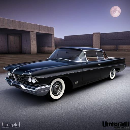 1960 Chrysler Imperial Le Baron in Matte Black