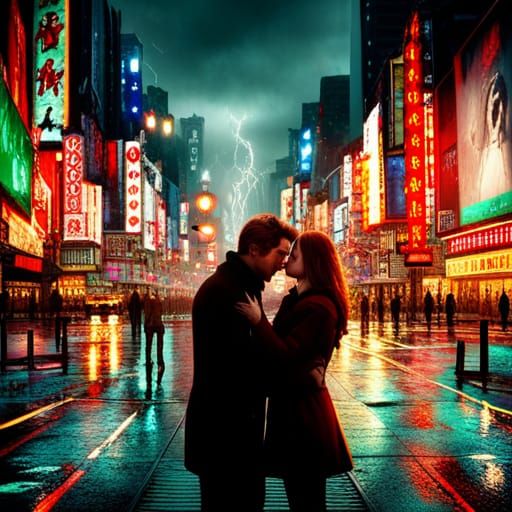 Romantic Chinese Valentine's Ritual in Cinematic Style