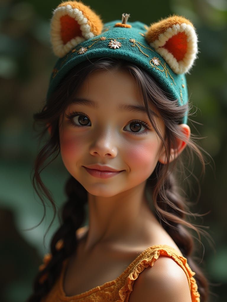 Woofly Portrait in Chagalligami