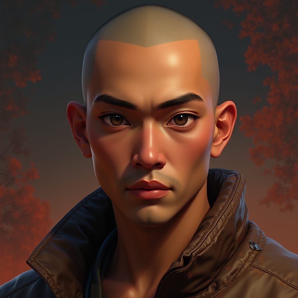 Hyper-Realistic Portrait in Muted Color Palette