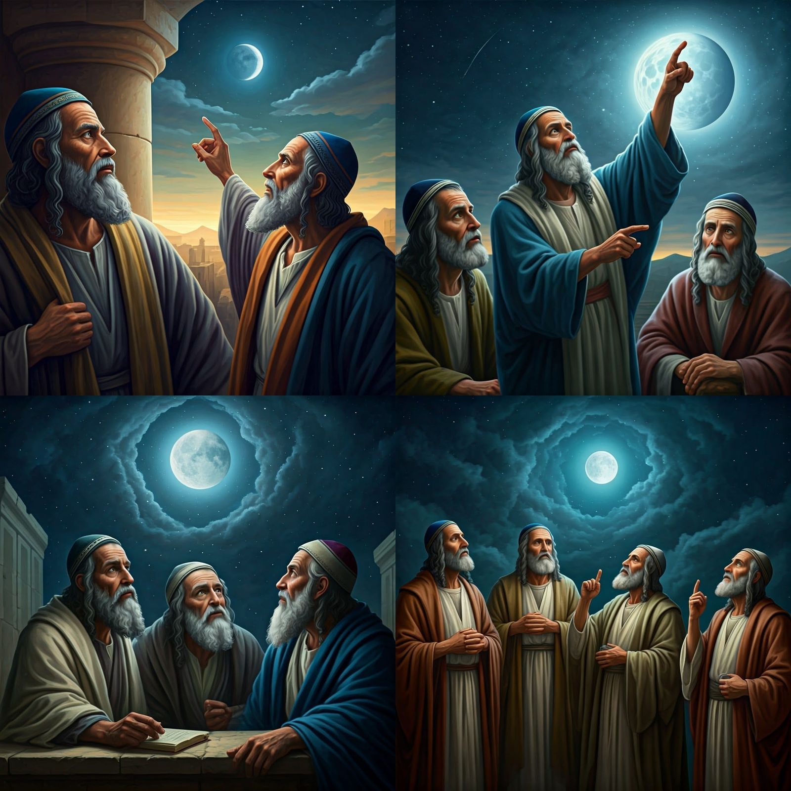 Ancient Jews Gaze at the Lunar Glow