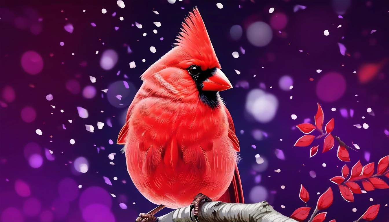 Cardinal Bird AI Generated Image