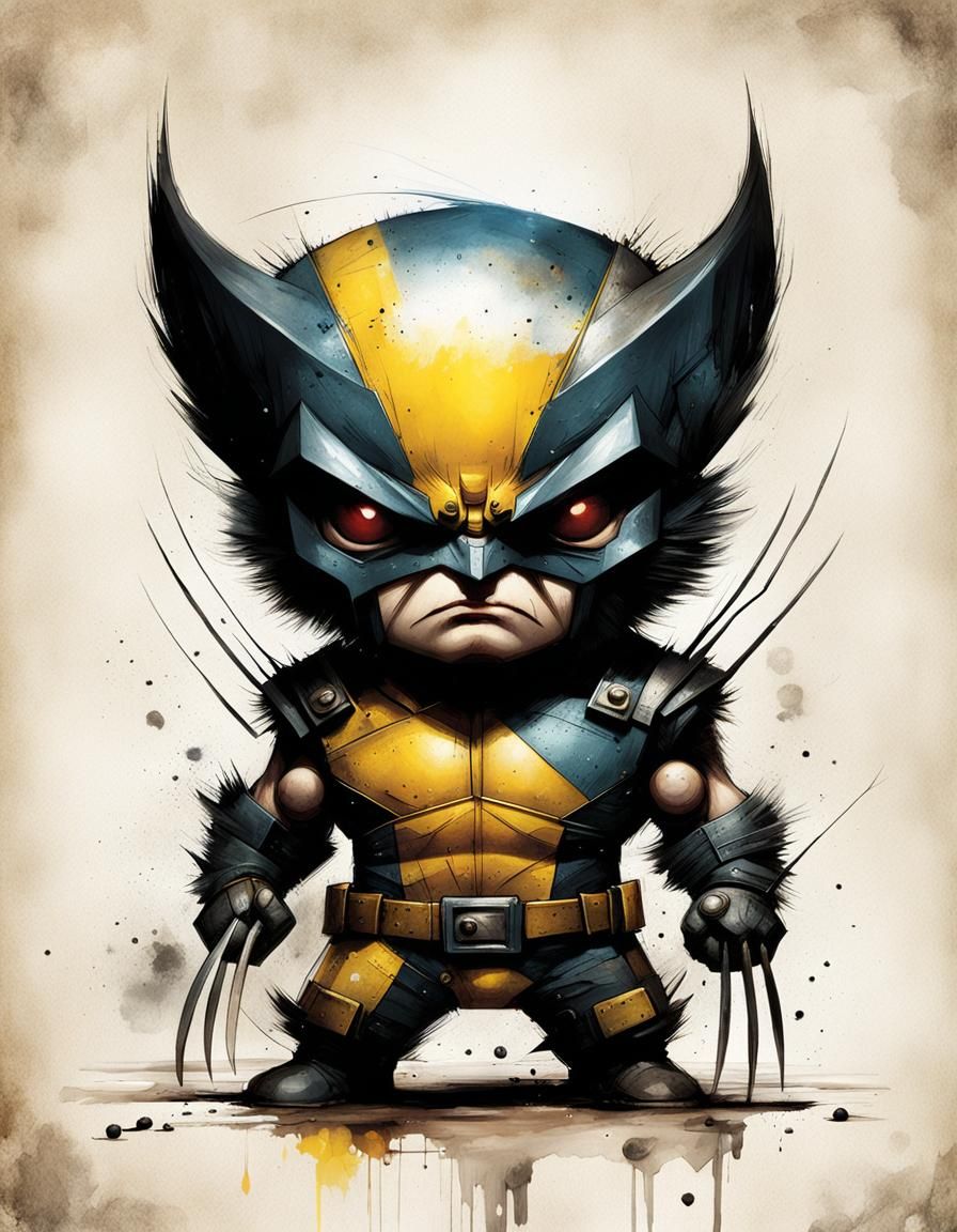 Demonic Cyborg Bear in Volcanic Hyperspace