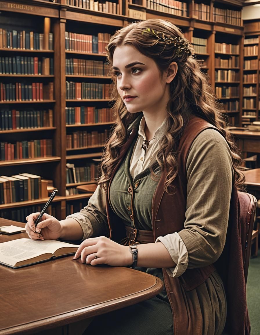 Mary Anne Renoir, Librarian