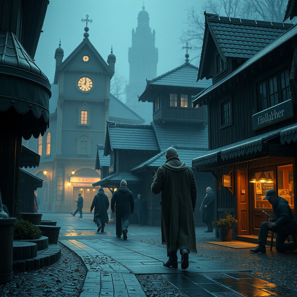 Hyperrealistic Video Game Scene in HDR