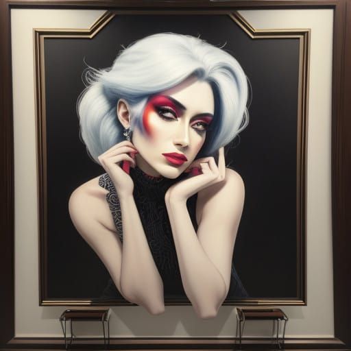 Surreal Abstract Artwork in Vibrant Colors