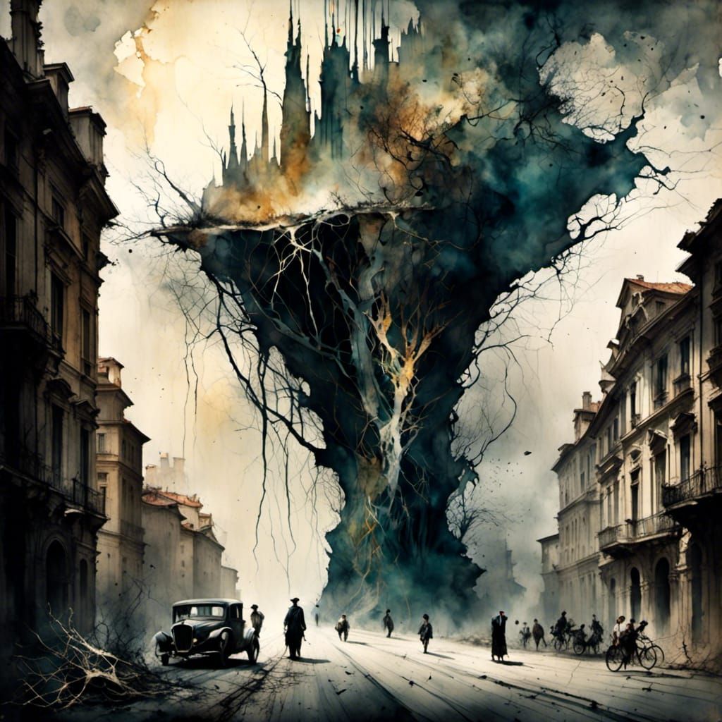 Apocalyptic Hurricane Devastates City in Powerful AI Image