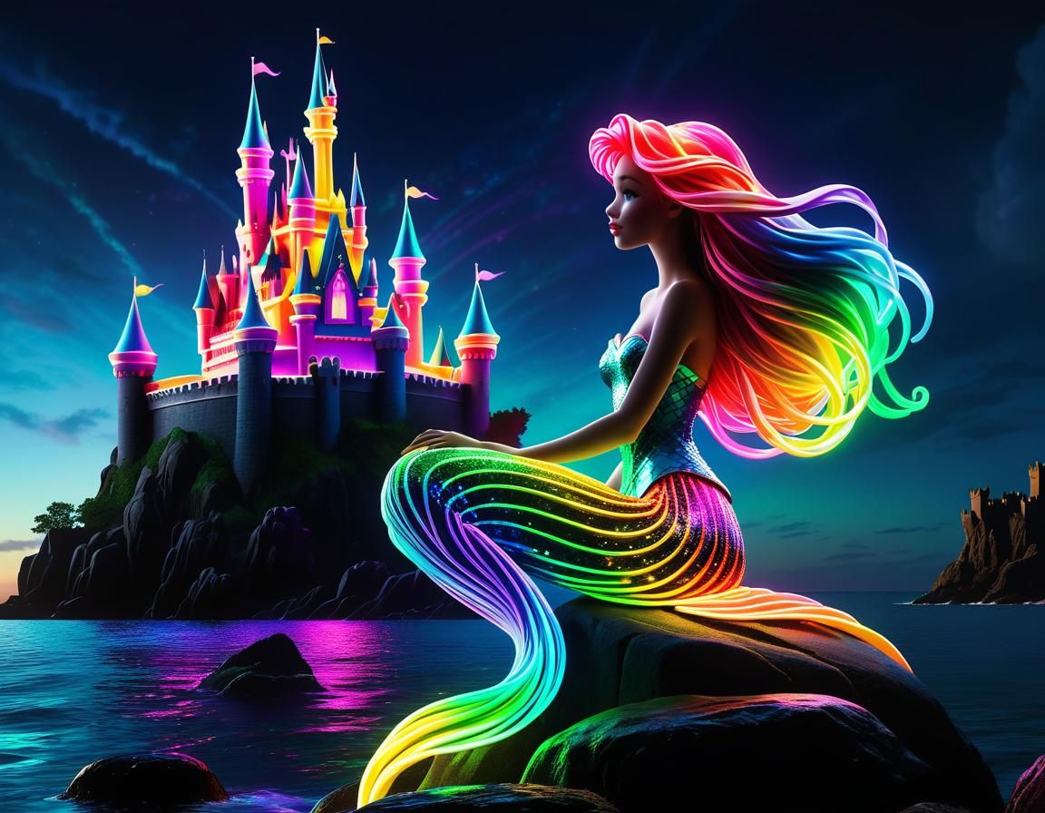 Rainbow Little Mermaid