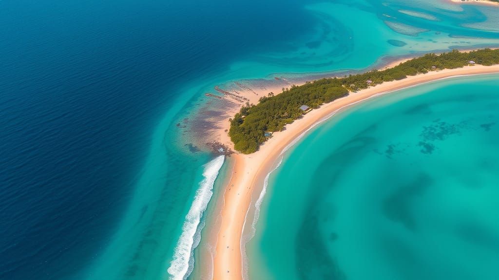 Bureh Beach in Bureh Town, Sierra Leone