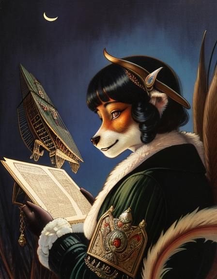 Anthropomorphic Animals in a Vintage Surreal Style