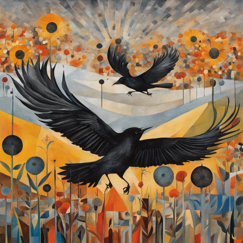 Native American Woman in Dandelion Dreamscape, Surreal Art