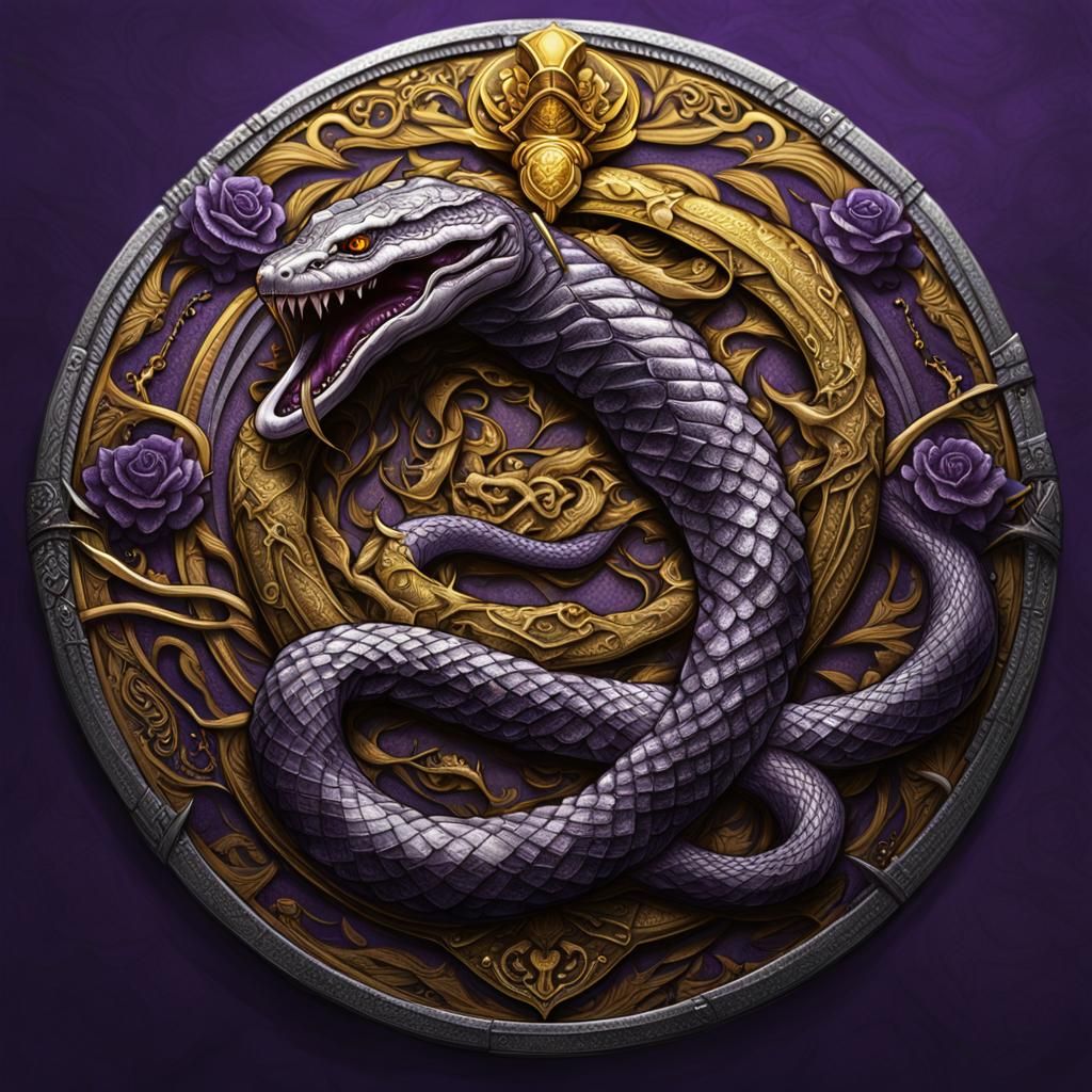 Dark Fantasy Medal with Dagger, Greg Rutkowski Style