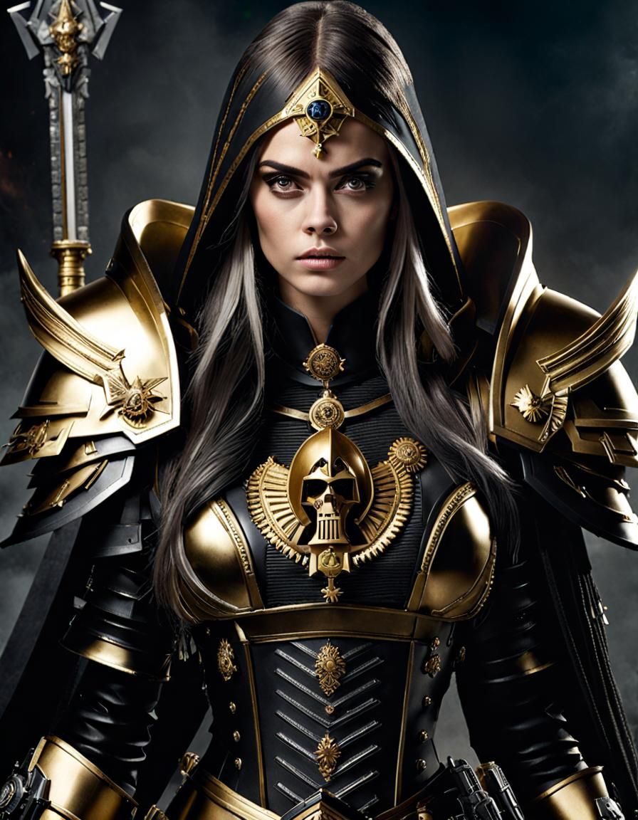 Sister of Battle in Ornate Armor, Warhammer 40k