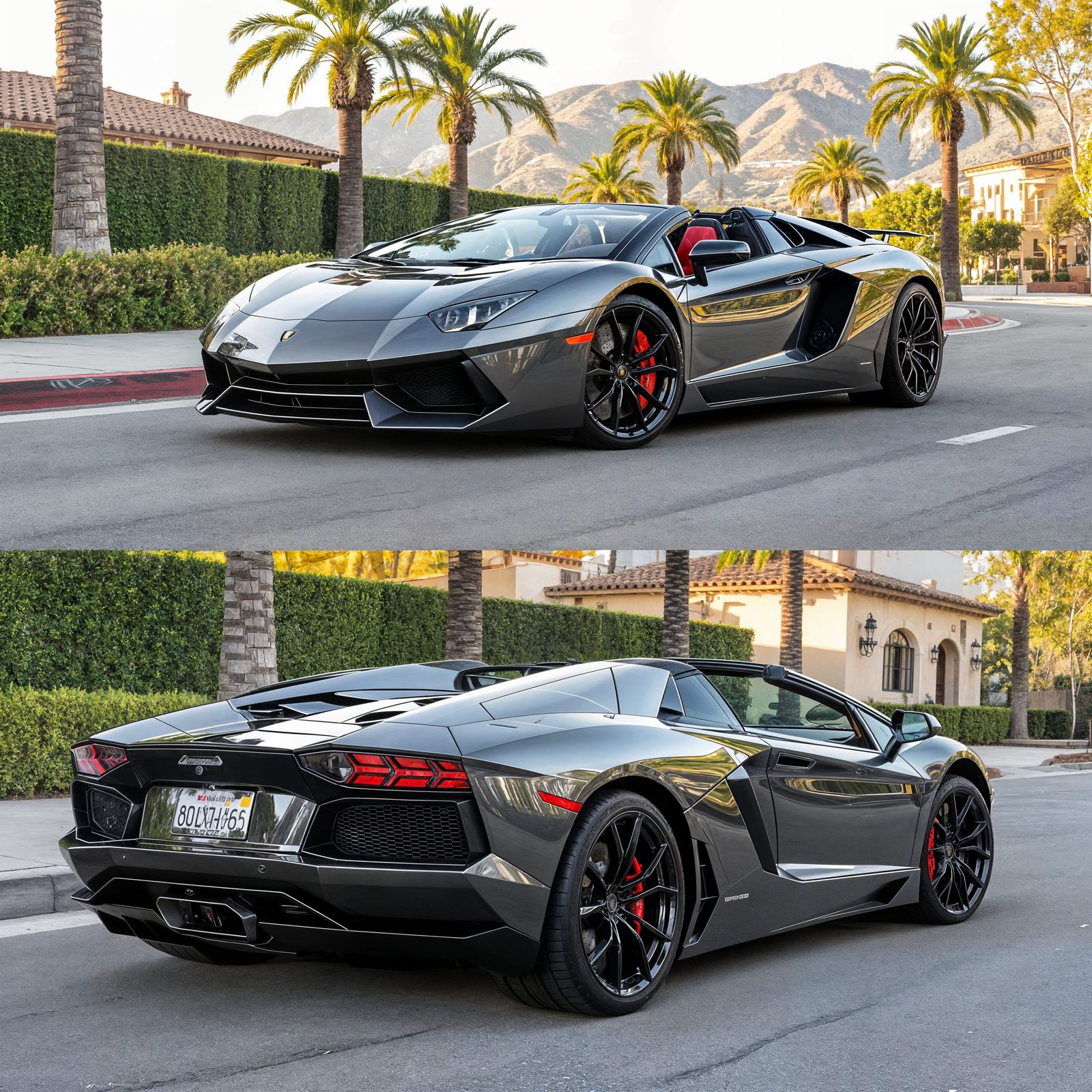Lamborghini Aventador Roadster in Beverly Hills