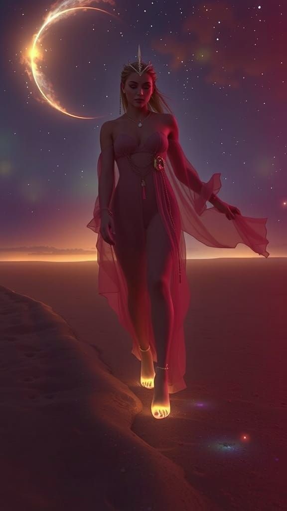 Goddess of Clairvoyance on Alien Beach