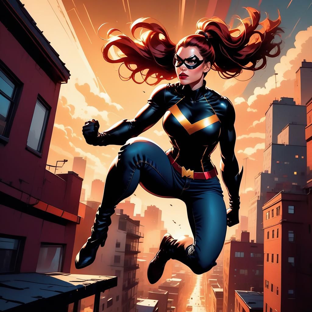 An original Hellionus superheroine