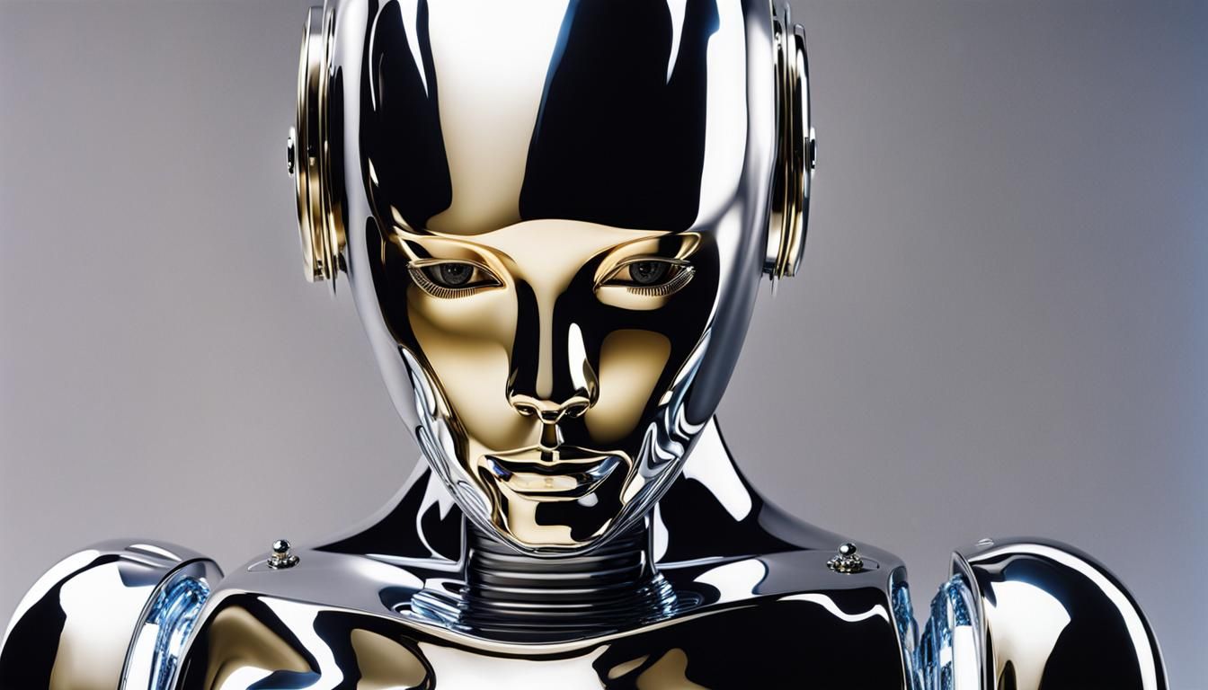 Striking Liquid Metal Robot by Hajime Sorayama