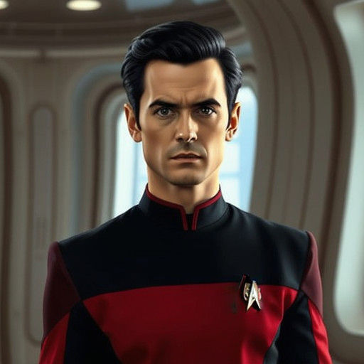 Galactic Communications Badge in Starfleet Style