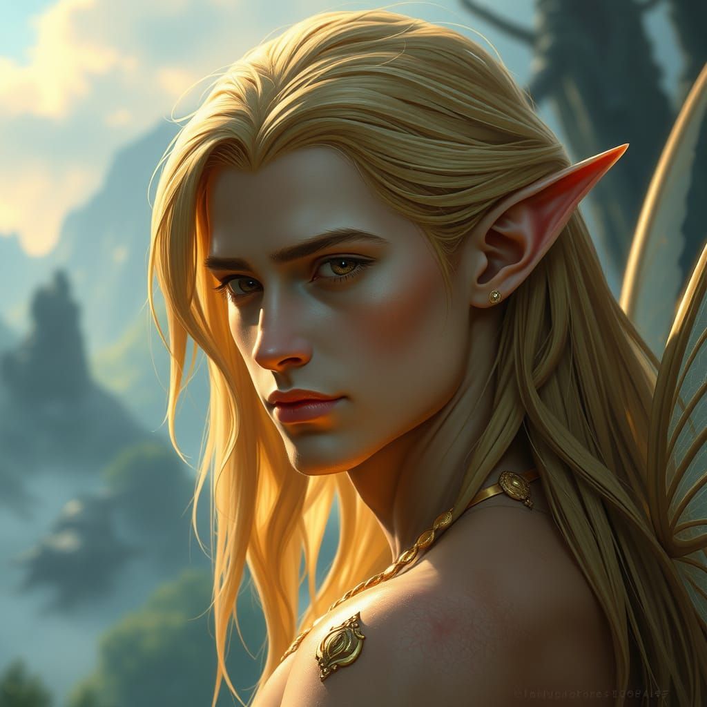 Mystical Fairy in Ethereal Glow