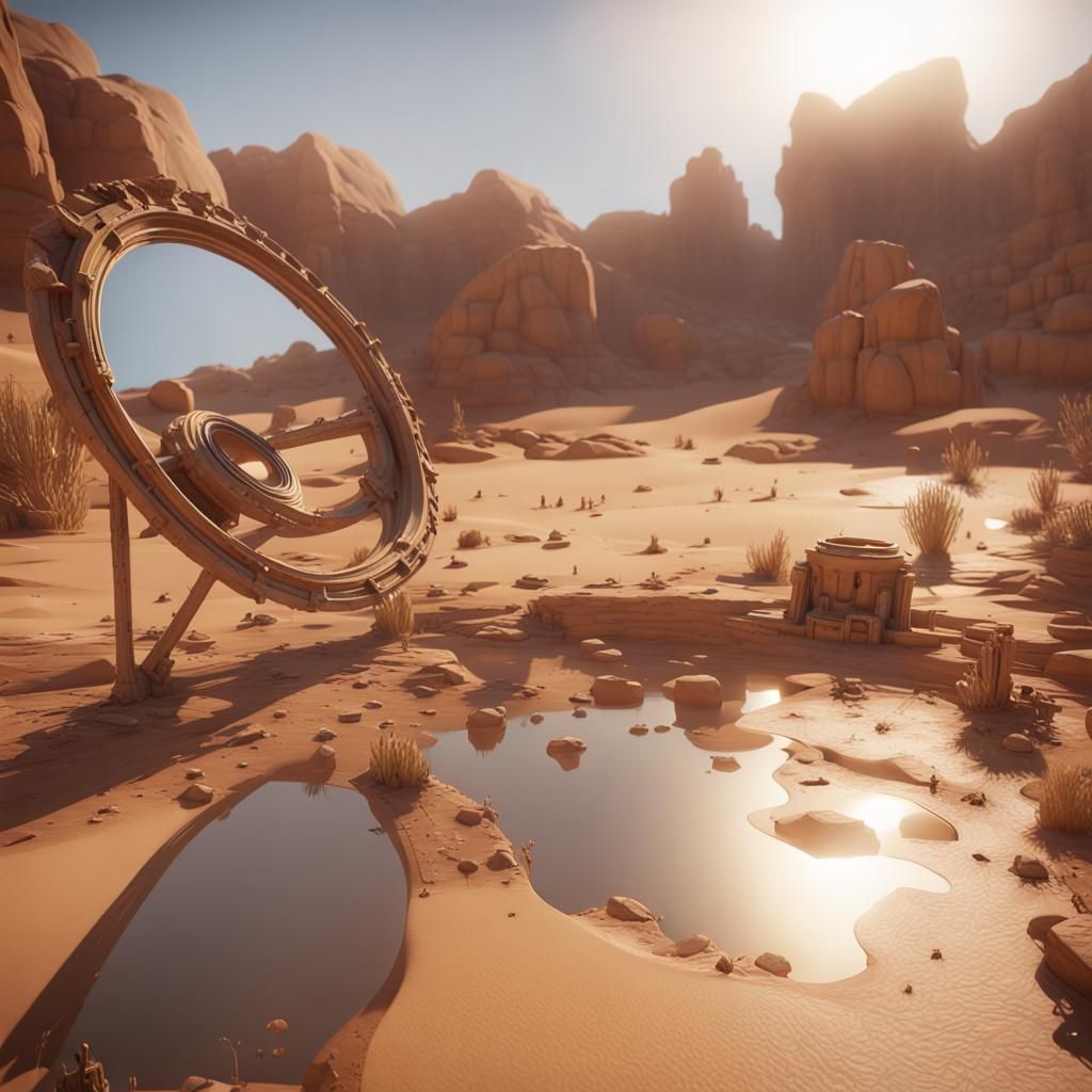 Mirrors in the Desert: 3D Game Cinematic