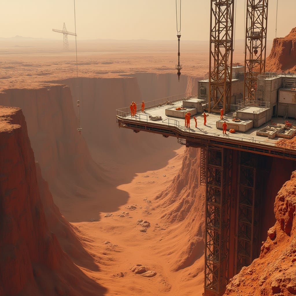 Futuristic Mars Colony in the Works