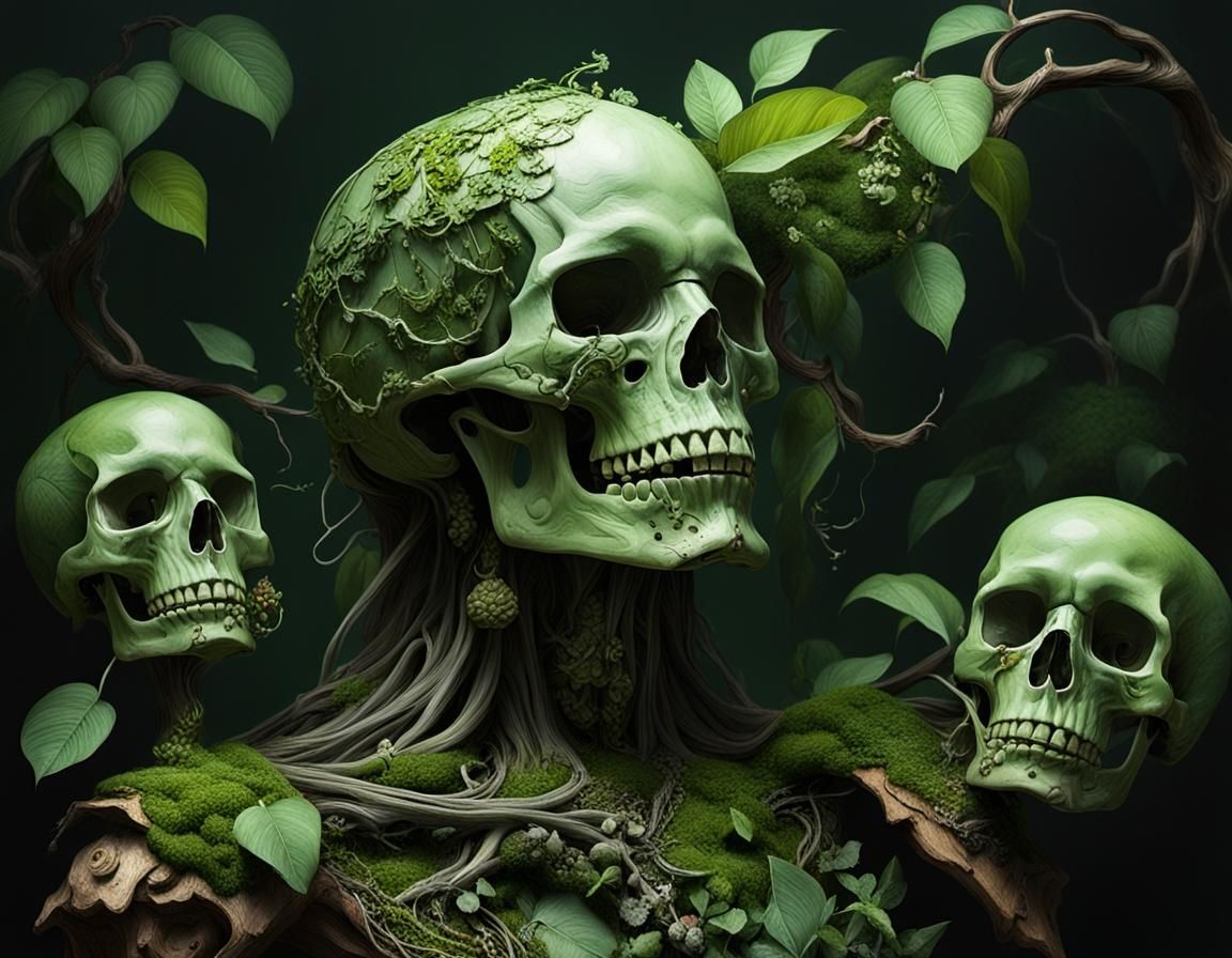 Mystical Herbalist in a Verdant Realm