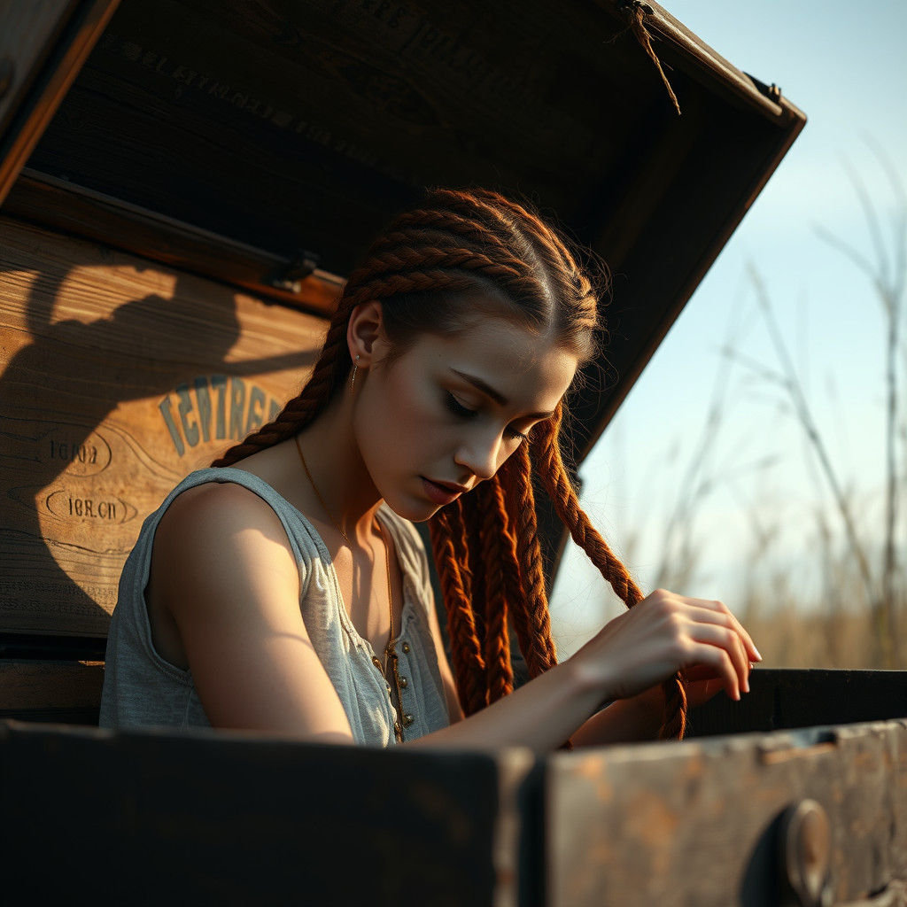 Young Woman Investigates Death in Old Trunk