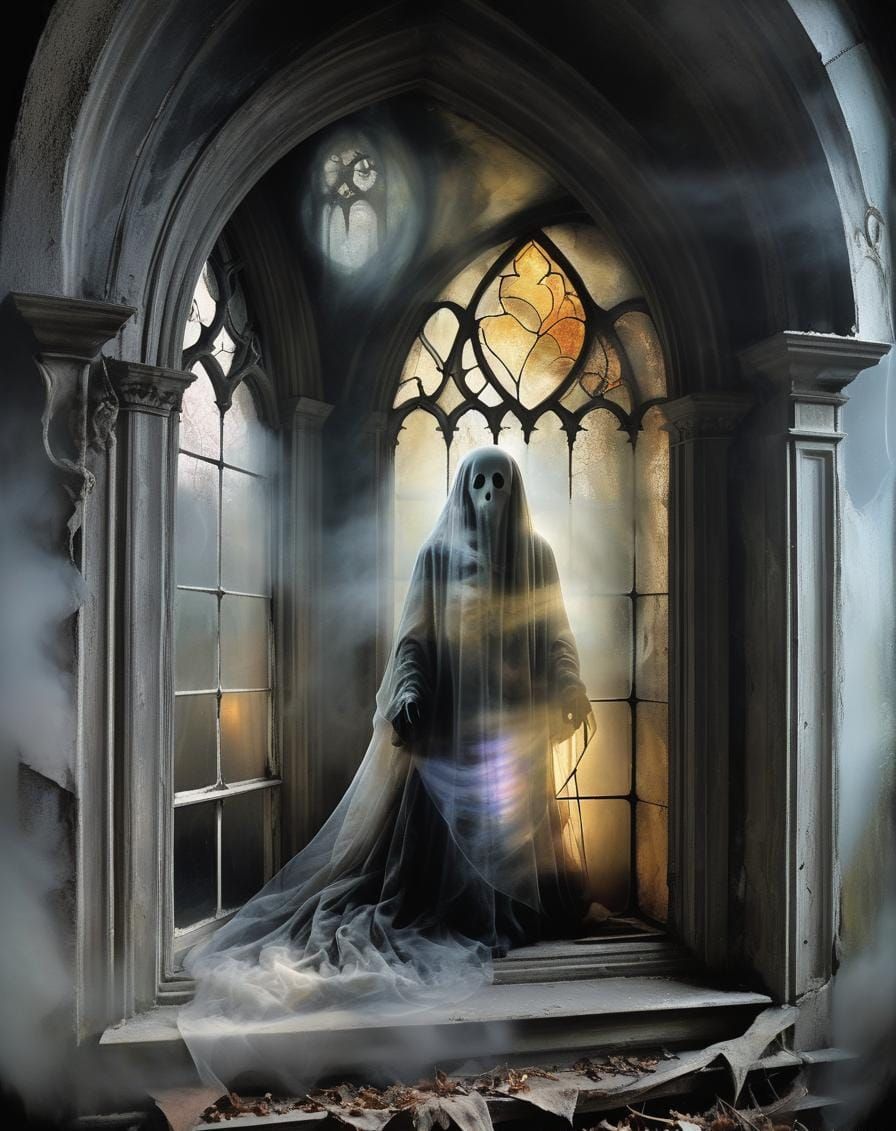 Spectre in the haunted mansion