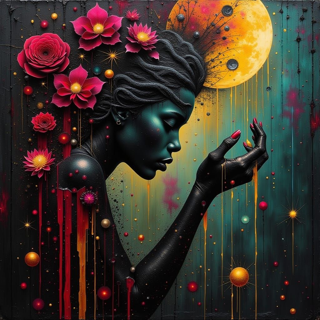 Dark Elegy in Midnight Hues