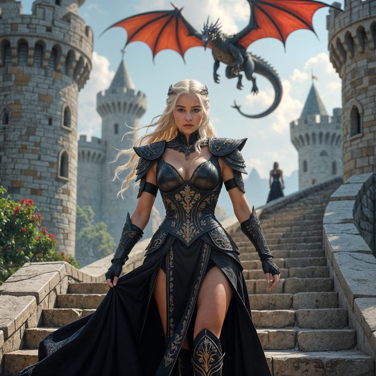 Armored Queen Ascends to Dragon Castle