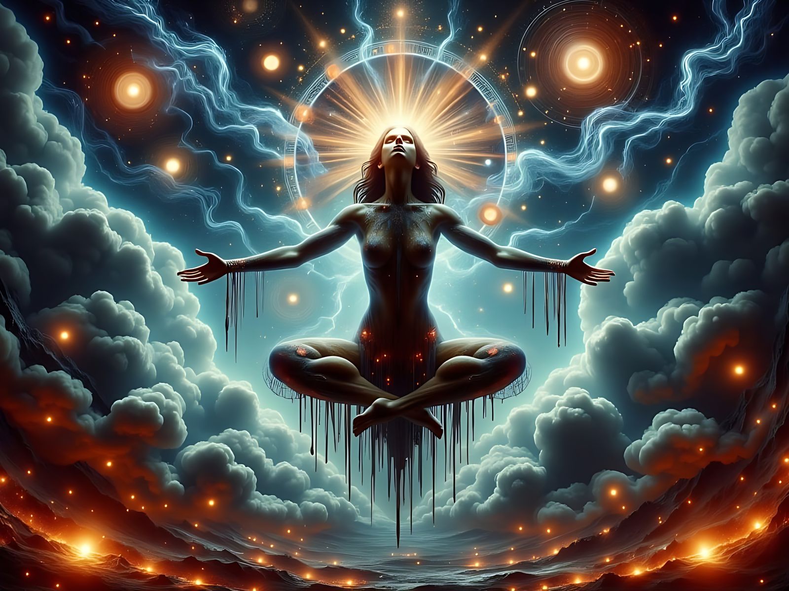 Abstract Astral Projection: Surreal Constructivist Art