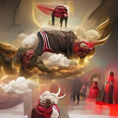 Chicago Bulls Ascend to Godhood: Concept Art