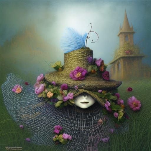 Peek a Boo hat