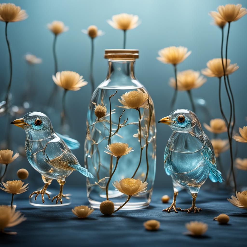 Glass and Water High Priest Figure