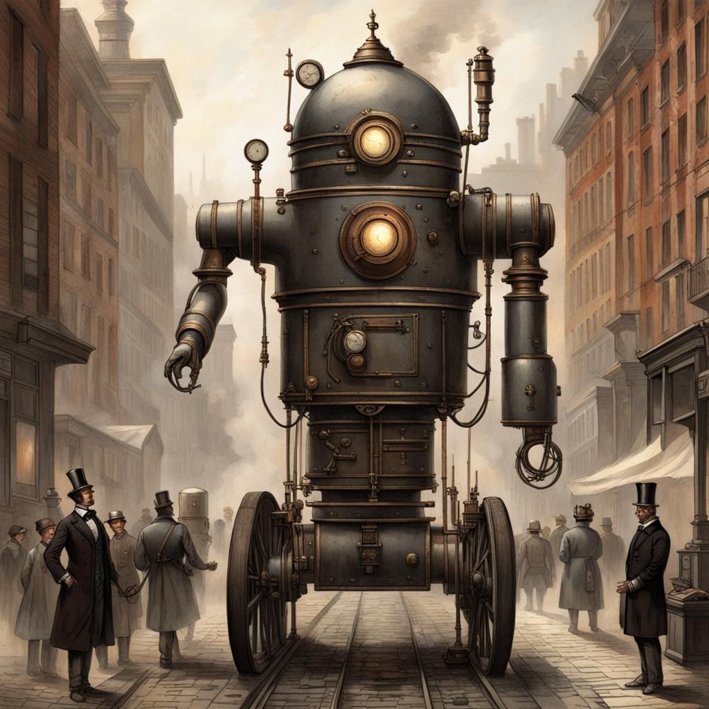 Steam-Powered Robot Uprising in Metropolis
