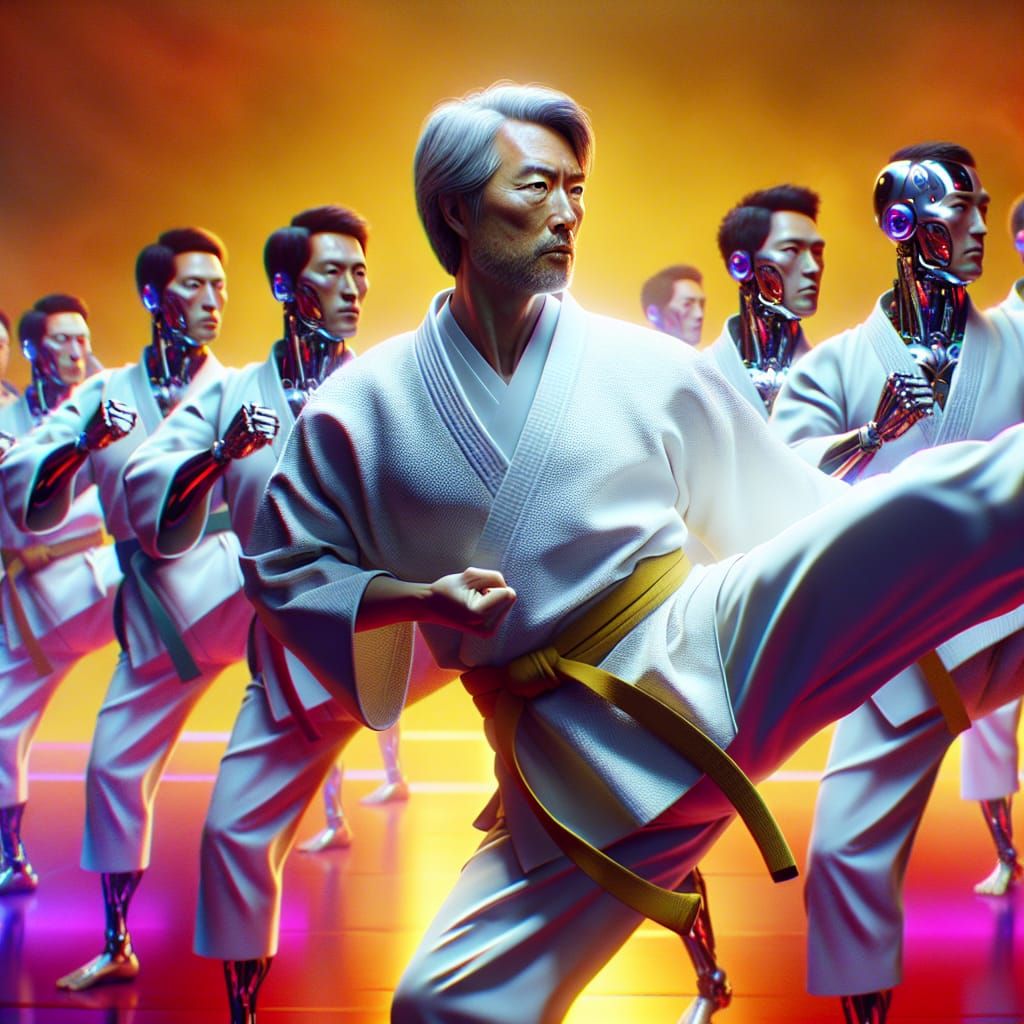 Dr. Mori Teaches Aikido to Androids