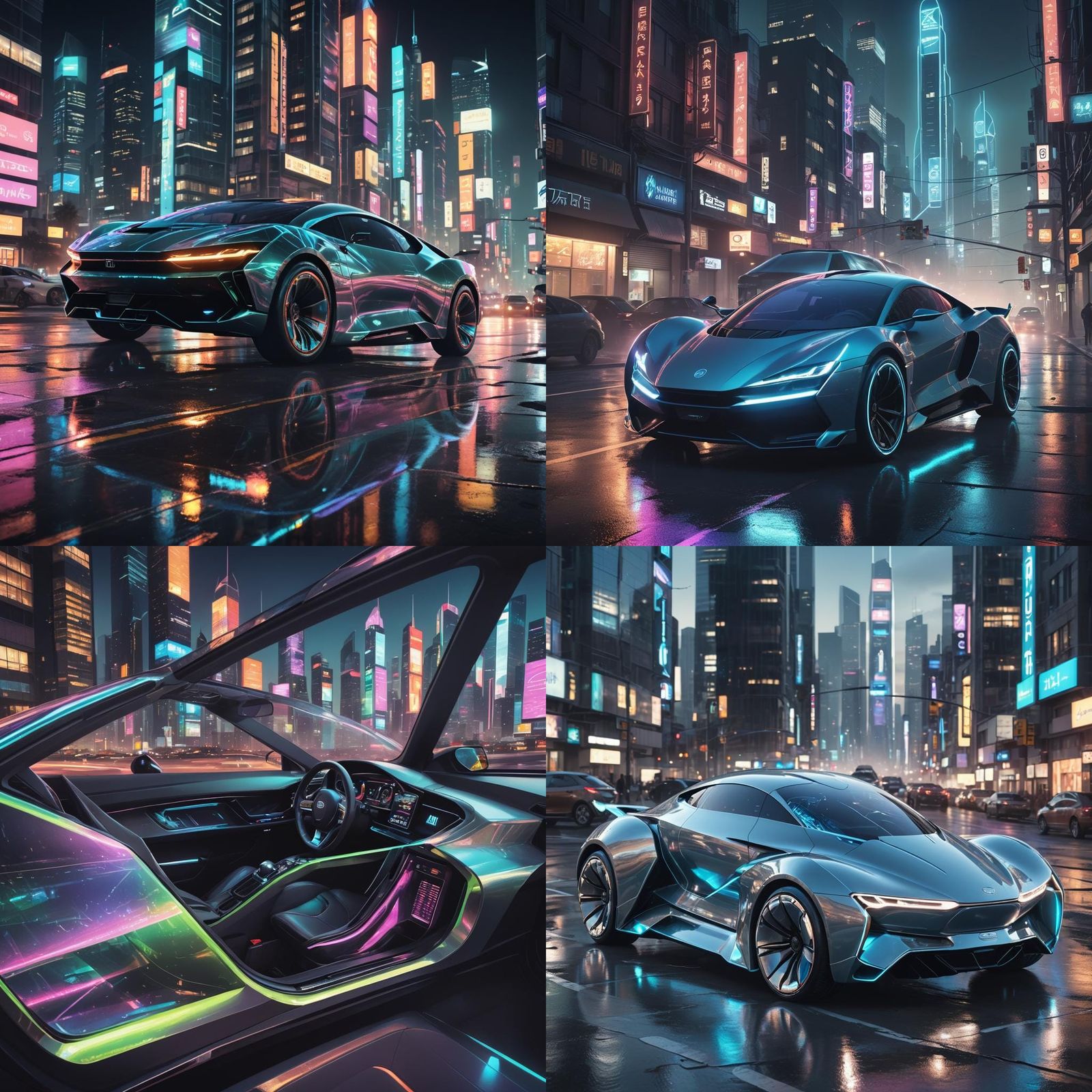 Sleek, Ultramodern Car with Alien Design