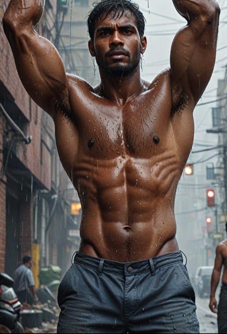 Hyper-Realistic Gym Scene in Vivid Digital Art