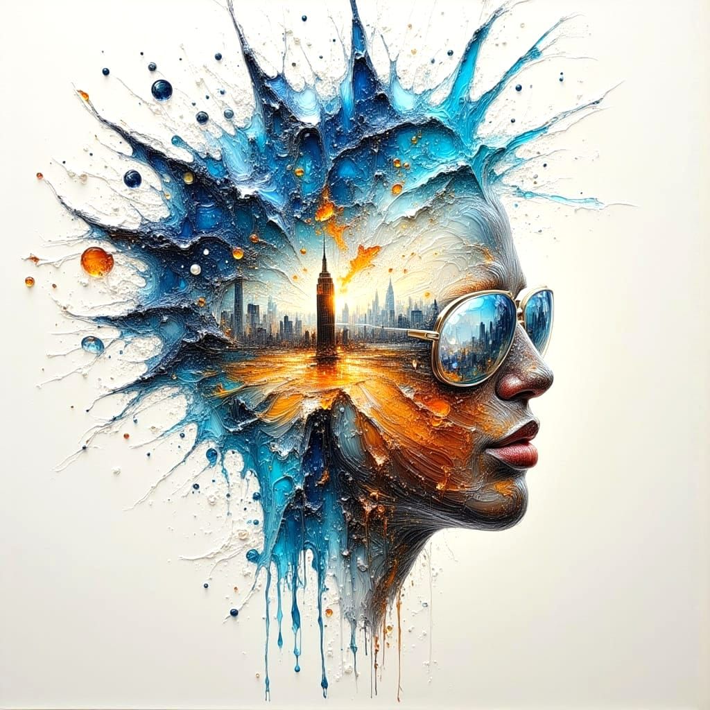 Ethereal Fluid Water Alcohol Ink Art