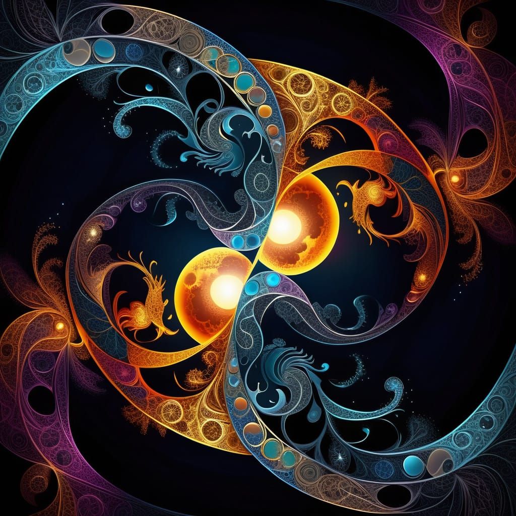 Cosmic Duality in Fractal Harmony