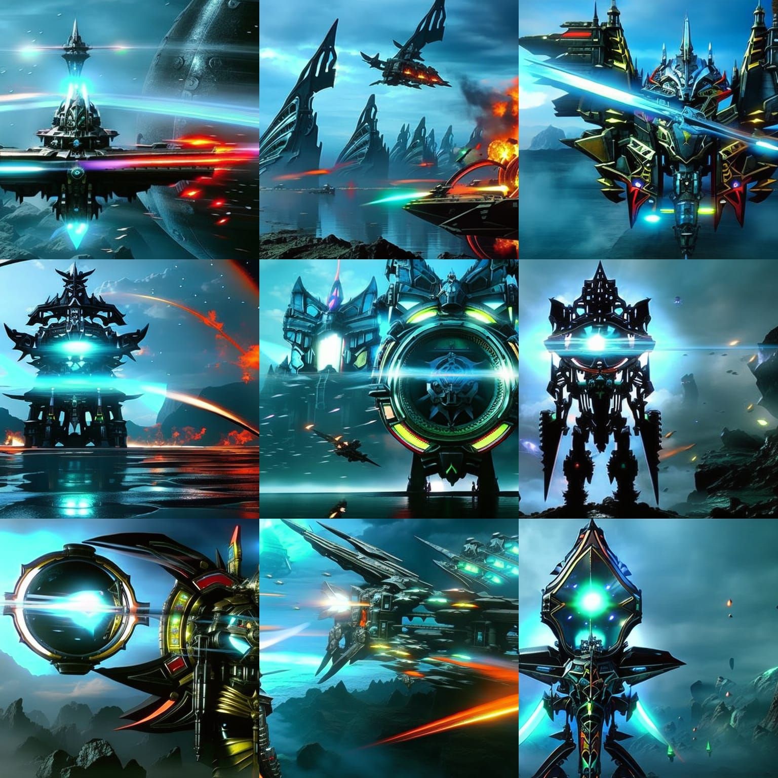 Time Machine: Surreal Reflections in a Luminous Architecture